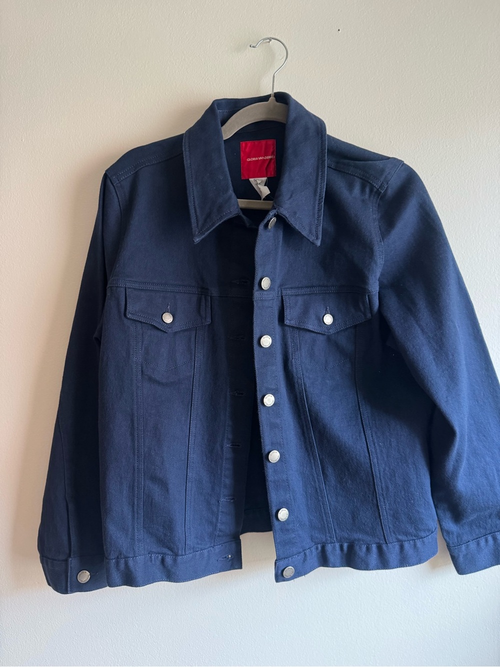 Gloria Vanderbilt Navy Blue Women's Jean Jacket